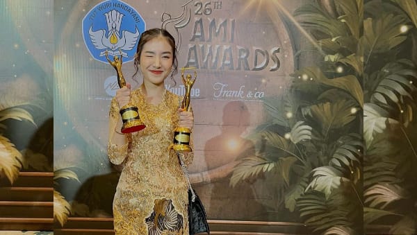 Melitha Sidabutar Menang Kategori Karya Produksi Lagu Berlirik Spiritual Nasrani di AMI Awards 2023