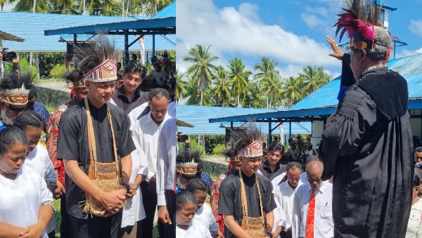 Di Depan Gereja GKI Lahai Roi Pulau Mansinam, Pendeta Hans Wanma Doakan Ganjar Pranowo