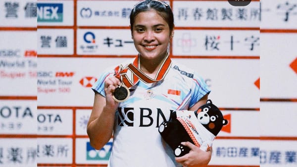 Raih Sejarah Baru di Japan Masters 2023, Gregoria Mariska Tunjung Mengucap Syukur pada Tuhan