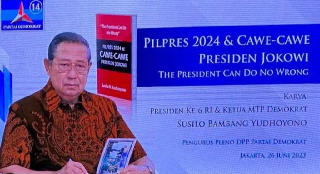Usai AHY Jadi Menteri, Netizen Pamer Buku SBY Bahas Jokowi Cawe-cawe di Pilpres 2024