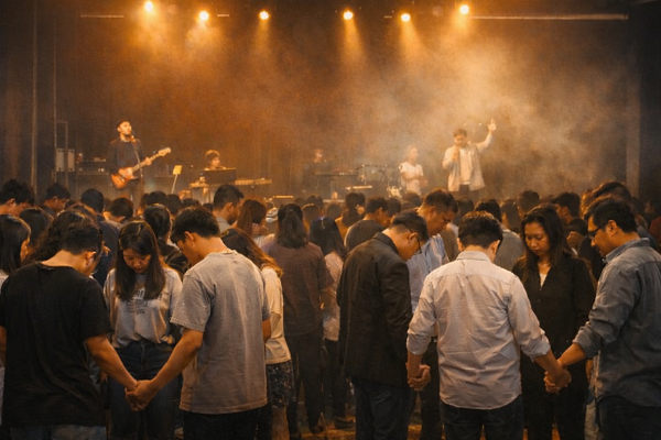 Hujan di Luar, Api di Dalam: Lawatan Tuhan di Sragen