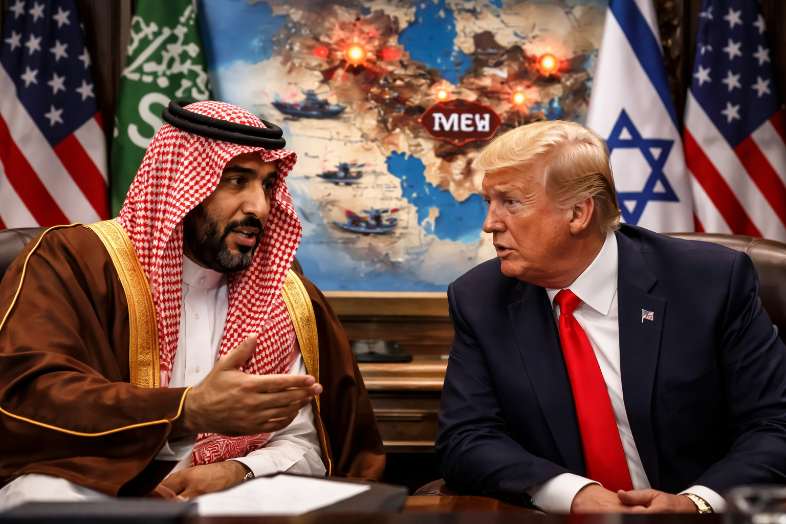 MBS Dorong Trump Lanjutkan Tekanan Militer terhadap Iran: “Ini Peluang Bersejarah untuk Merombak Timur Tengah”