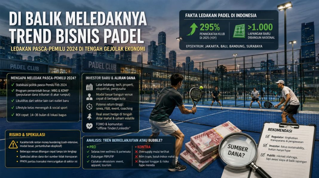 Di Balik Meledaknya Trend Bisnis Padel: Ledakan Pasca-Pemilu 2024 di Tengah Gejolak Ekonomi